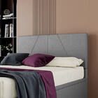 Cabeceira Estofada Casal Queen Size 160 Cm Júpiter Corino - S