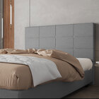 Cabeceira Estofada Casal Queen Size 160 Cm Marte Corino - Sky