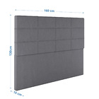 Cabeceira Estofada Casal Queen Size 160 Cm Marte Corino - Sky