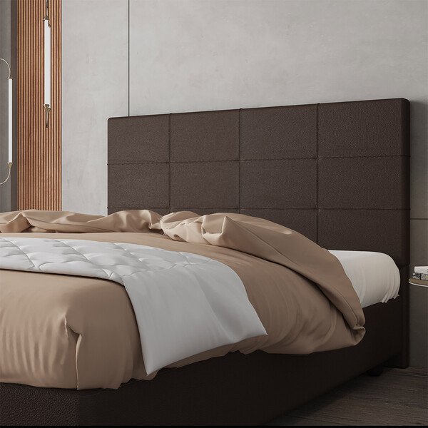 Cabeceira Estofada Casal Queen Size 160 Cm Marte Corino - Sky