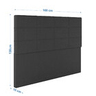 Cabeceira Estofada Casal Queen Size 160 Cm Marte Linho - Skyb