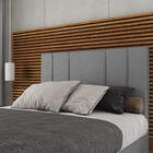 Cabeceira Estofada Casal Queen Size 160 Cm Venus Corino - Sky