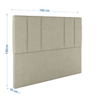 Cabeceira Estofada Casal Queen Size 160 Cm Venus Corino - Sky