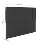 Cabeceira Estofada Casal Queen Size 160 Cm Venus Linho - Skyb