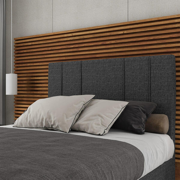 Cabeceira Estofada Casal Queen Size 160 Cm Venus Linho - Skyb