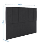 Cabeceira Estofada Casal Queen Size 160 Cm Venus Veludo - Sky