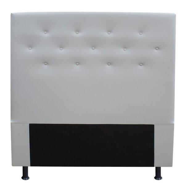 Cabeceira Estofada Casal Queen Size 160cm Corano Bege