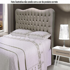 Cabeceira Estofada Casal Savannah 140cm Tecido Veludo 15199 Z