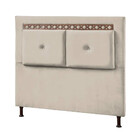 Cabeceira Estofada Casal Toronto Veludo 1,40 Star Confort