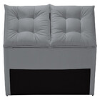 Cabeceira Estofada Com Baú E Almofada King Size 195cm San Die