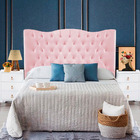 Cabeceira Estofada Com Botão Capitone Para Cama Box Solteiro