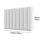 Cabeceira Estofada Corino Para Cama Box Solteiro 0,90 Sophia