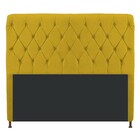 Cabeceira Estofada Cristal 140 Cm Casal Com Capitonê  Suede A