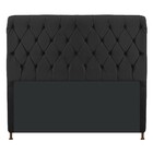 Cabeceira Estofada Cristal 140 Cm Casal Com Capitonê  Suede P