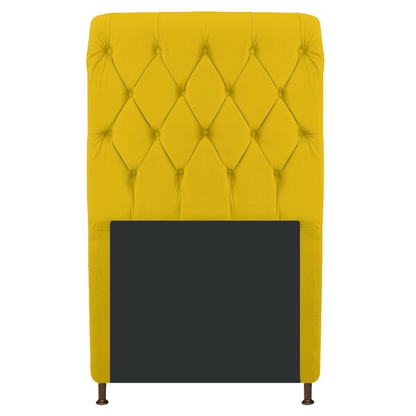 Cabeceira Estofada Cristal 90 Cm Solteiro Com Capitonê Corano