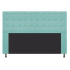Cabeceira Estofada Dama 160 Cm Queen Size Com Strass Suede Az