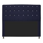 Cabeceira Estofada Dama 195 Cm King Size Com Strass Corano Az