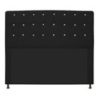 Cabeceira Estofada Dama 195 Cm King Size Com Strass Corano Pr