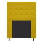 Cabeceira Estofada Dama 90 Cm Solteiro Com Botonê  Suede Amar