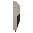 Cabeceira Estofada Dama 90 Cm Solteiro Com Strass  Corano Beg