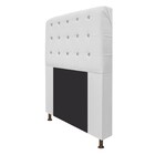 Cabeceira Estofada Dama 90 Cm Solteiro Com Strass  Suede Bran