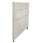 Cabeceira Estofada Damares 100 Cm Solteiro Com Botonê Suede B