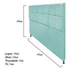 Cabeceira Estofada Damares 195 Cm King Size Com Botonê Suede