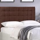 Cabeceira Estofada Daniela 1600mm Cia Do Estofado - Marrom