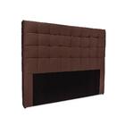 Cabeceira Estofada Daniela 1600mm Cia Do Estofado - Marrom