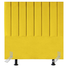 Cabeceira Estofada De Cama Casal Box 140 Cm Carolina Suede E