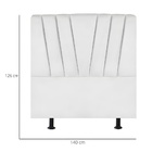 Cabeceira Estofada De Cama Casal Box 140 Cm Louise Corino Bra