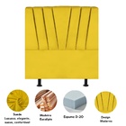 Cabeceira Estofada De Cama Casal Box 140 Cm Louise Suede Amar