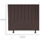 Cabeceira Estofada De Cama Casal Queen 160 Cm Mavie Corino Ma