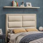 Cabeceira Estofada De Casal 140cm Veludo Multimóveis Cr35083