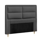 Cabeceira Estofada De Casal 140cm Veludo Multimóveis Cr35083