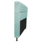 Cabeceira Estofada Donna 90 Cm Solteiro  Suede Azul Tiffany -