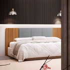 Cabeceira Estofada Dubai Casal Premium - Vlr Móveis  Nature/l