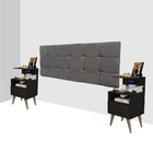 Cabeceira Estofada E Mesas De Apoio Ally