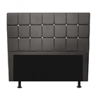 Cabeceira Estofada Espanha 160cm Queen Size Strass Suede Cinz