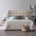 Cabeceira Estofada Espanha 195cm King Size Quarto Box Suede B
