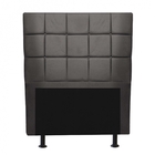 Cabeceira Estofada Espanha 90cm Solteiro Quarto Box Suede Cin