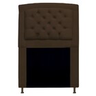 Cabeceira Estofada Geovana 100 Cm Solteiro Com Capitonê Suede