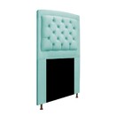 Cabeceira Estofada Geovana 100 Cm Solteiro Com Capitonê Suede