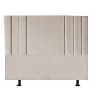 Cabeceira Estofada Grécia 195cm King Suede Bege - D A Decor