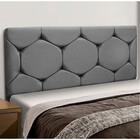Cabeceira Estofada Helena 1,40 Casal - Veludo Star Confort