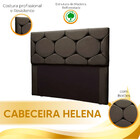 Cabeceira Estofada Helena 1,40 Casal - Veludo Star Confort