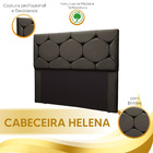 Cabeceira Estofada Helena Casal King Size 195 Cm Para Cama Bo
