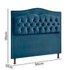 Cabeceira Estofada Holanda 0,90 Solteiro 2.0 Veludo Star Conf