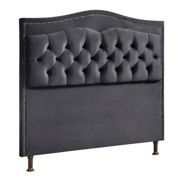 Cabeceira Estofada Holanda 0,90 Solteiro 2.0 Veludo Star Conf