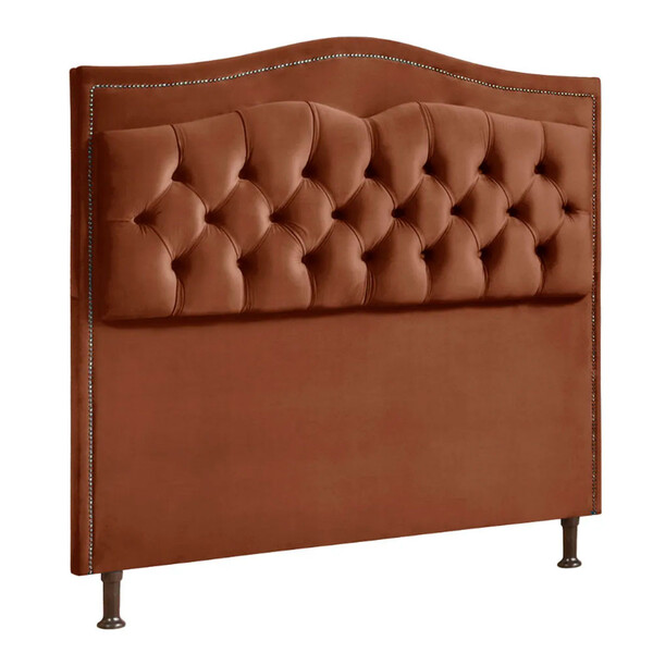 Cabeceira Estofada Holanda 0,90 Solteiro 2.0 Veludo Star Conf